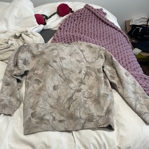 Abercrombie camo crewneck